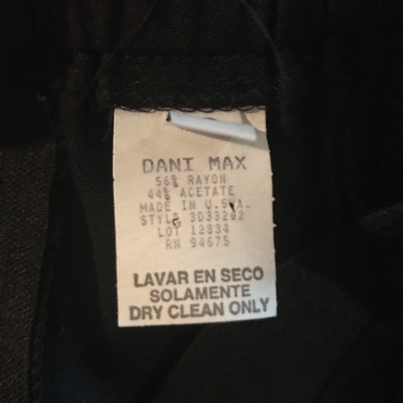 Dani Max BLACK CLASSIC SKIRT - Picture 5 of 6